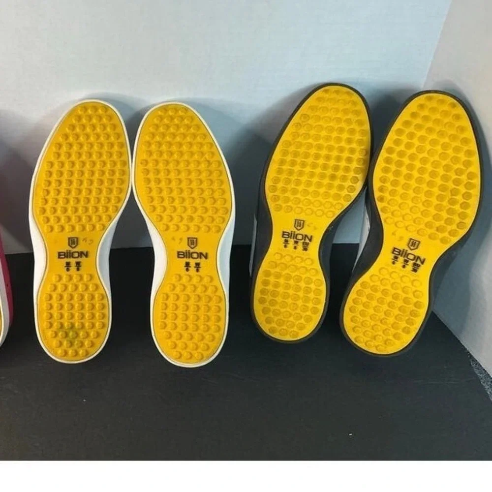 NWOT‎ BIION Various Spikeless EVA Slip On Breathable GOLF Comfort Shoes W8, M6